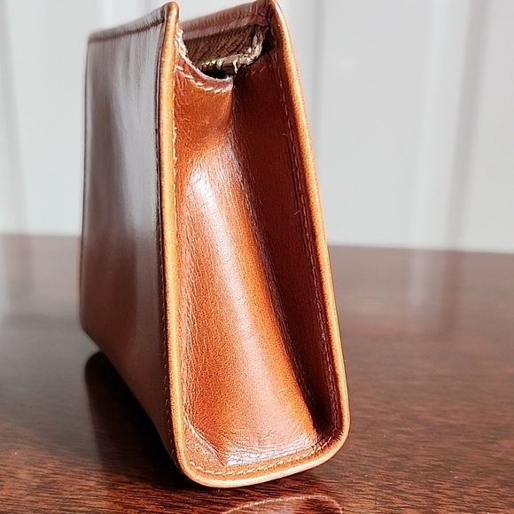 Celine Tan Leather Coin/Card Case - Picture 5 of 10